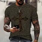 Cross International Новинка 2022 Летняя мужская футболка большого размера ретро уличные спортивные баскетбольные дышащие и быстросохнущие