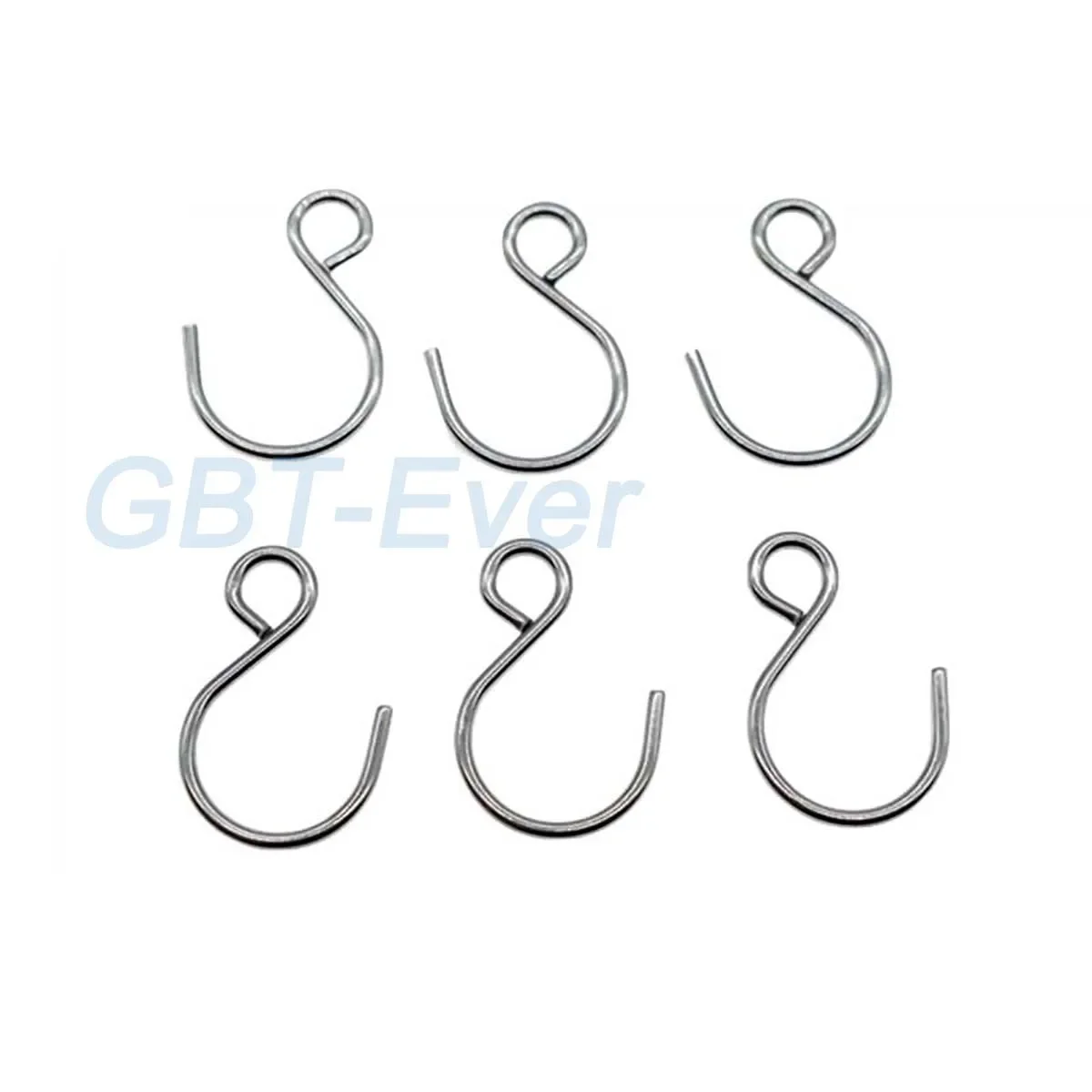 

С-образные крючки из нержавеющей стали 30 шт.