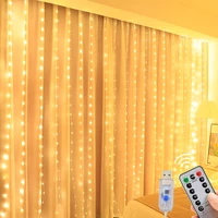 3m led fairy string lights curtain garland usb remote christmas decoration for home new year lamp holiday wedding decorative