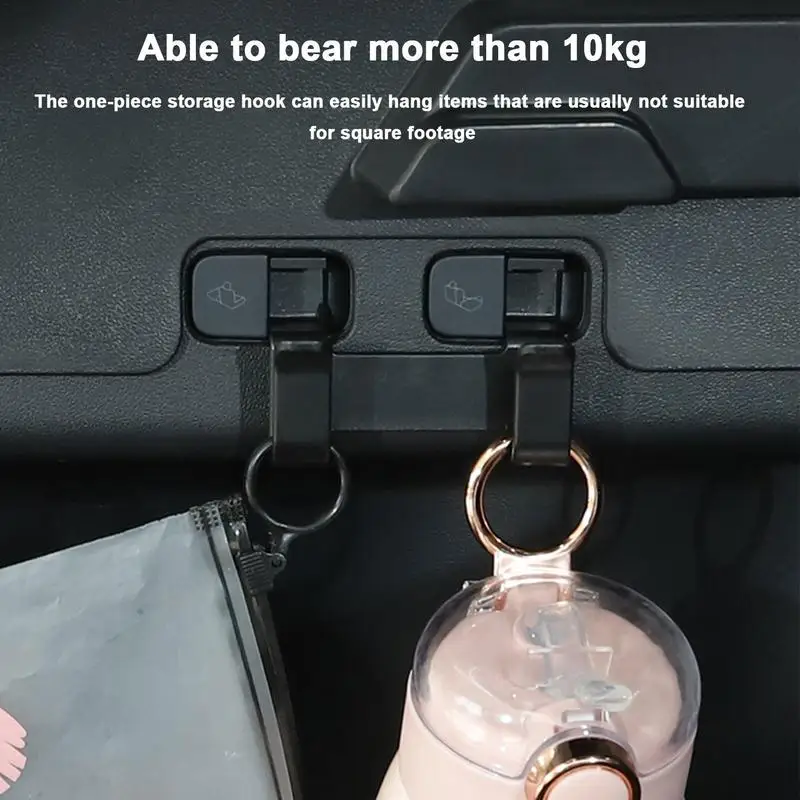 

for Tesla Model Y Rear Trunk Hook Storage Holder for Luggage Bag Umbrella Hanger ABS Hooks Model Y 2022 Interior Accessories