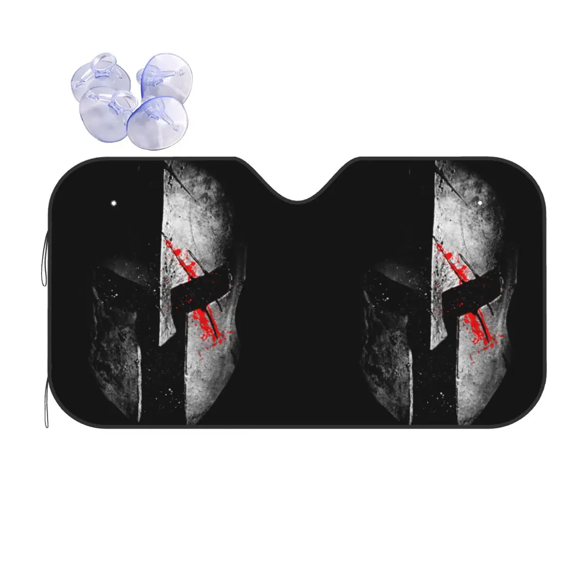 

Spartan Sparta Helmet Novelty Windshield Sunshade 76x140cm Aluminium Foil Car Window Windscreen Cover Solar Protect