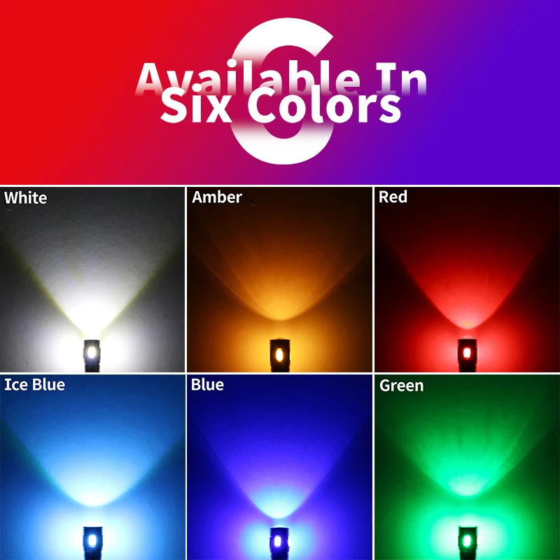 2 шт. автомобильные лампы T10 W5W для указателей поворота