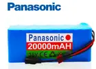 Аккумуляторная батарея Panasonic 2022, 36 В, 10S4P, 36 В, 20 Ач, аккумулятор высокой мощности 500 Вт, 20000 мАч, стандартное зарядное устройство BMS,