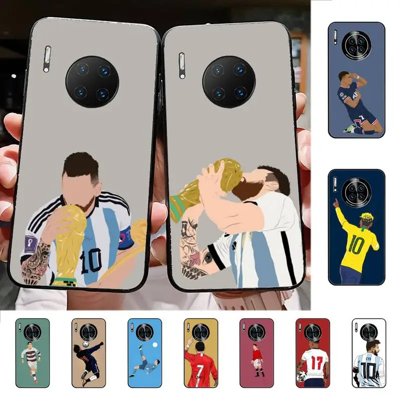 

Football Phone Case for Huawei Mate 20 10 9 40 30 lite pro X Nova 2 3i 7se