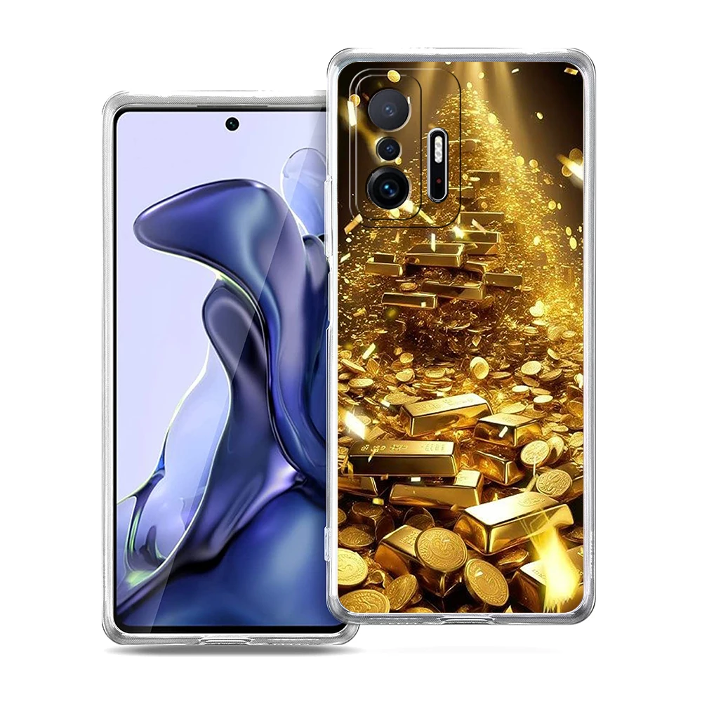 Прозрачный чехол для телефона Xiaomi Mi 14 13 12 11 Ultra 13T 12T 11T Poco X3 NFC F3 F6 Pro 5G Soft TPU Shell