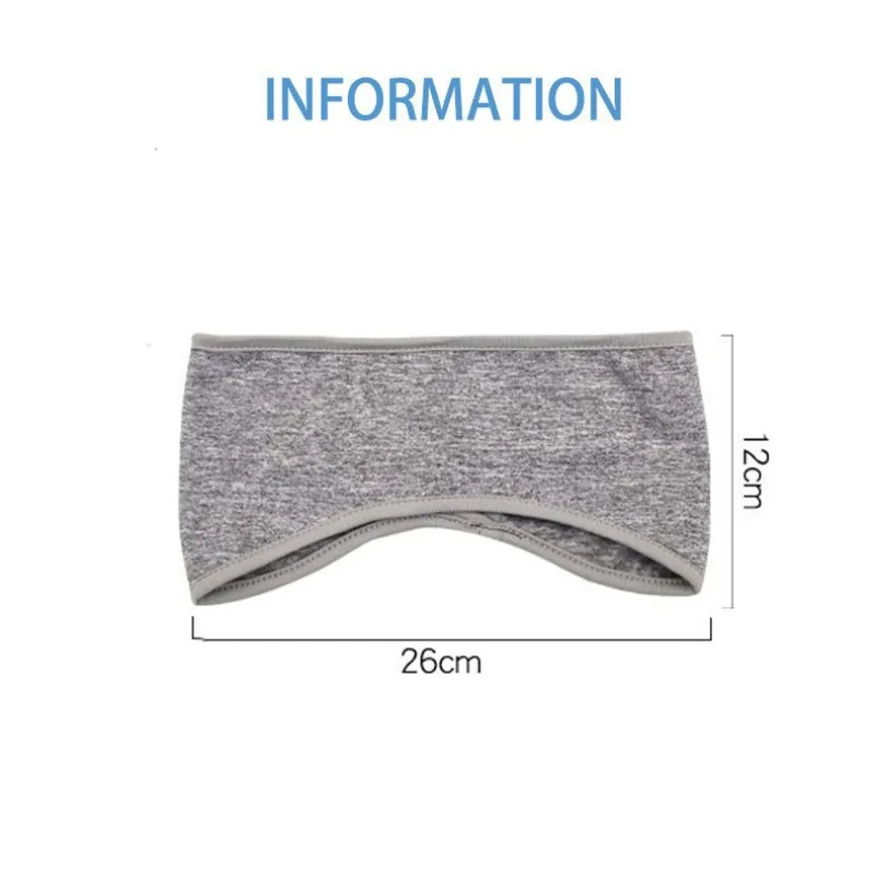 Зимняя спортивная повязка на голову теплая флисовая грелка для ушей чехол