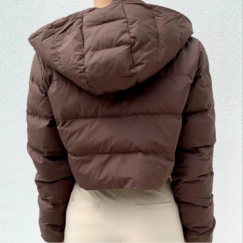 New Autumn and Winter Women's Korean Fashion Casual Wild Short Hooded Warm Thick Jacket Cotton Jacket Winter Clothes for Women