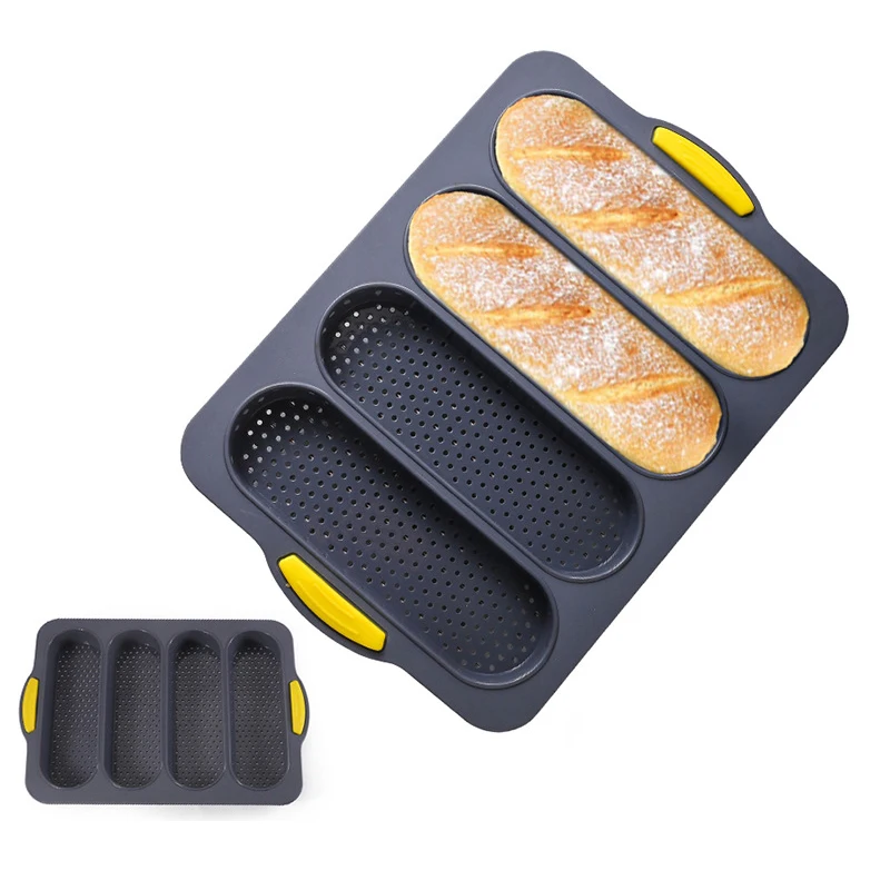 

Food Grade Silicone Cake Mold Baguette Nonstick Baking Bakeware Bread Diy Pastry Decorating Cakes Tools Kitchen Oven Accessories