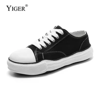 yiger mens canvas shoes thick bottom trendy sneakers casual shoes 2022 japanese mihara yasuhiro dissolving shoes couple sneaker