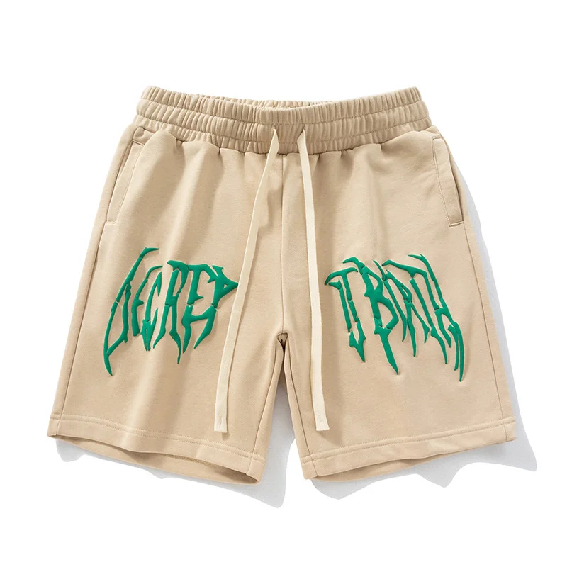 Chaopai Basic Blue Ball Pants Men's Summer Leisure Sports Shorts Summer American Capris Unisex Shorts