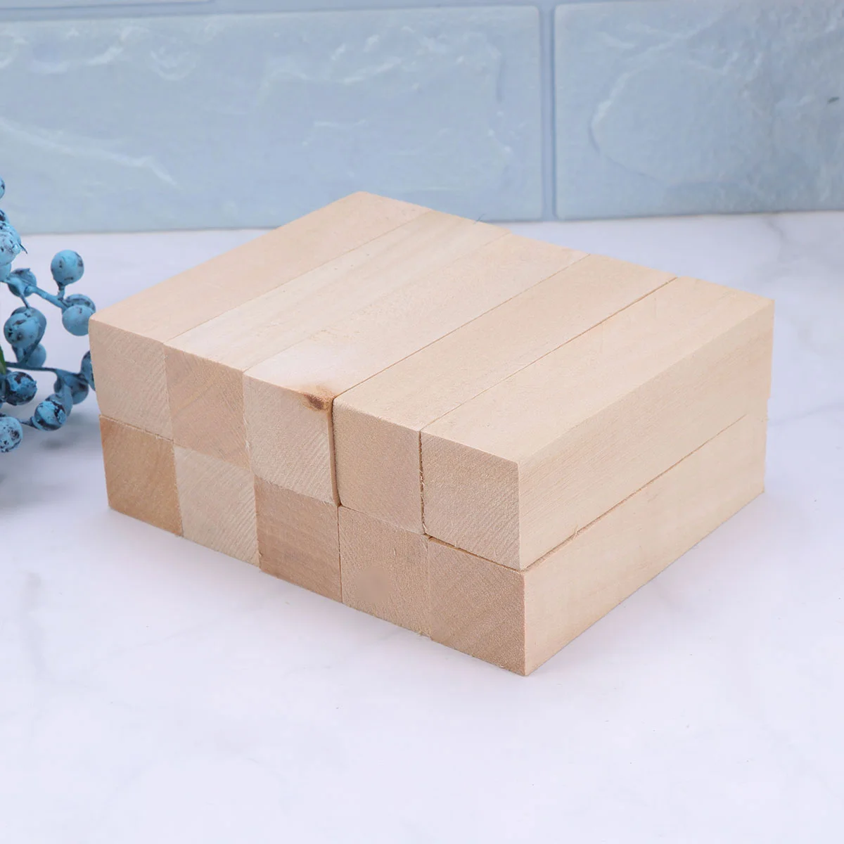 

Wood Blocks Wooden Basswood Carving Unfinishedblock Blanks Whittling Crafts Craft Square Rectangular Dowel Sticks Blank Diy