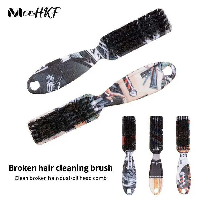 

Men Beard Styling Brush Shaving Comb Beard Professional Barber Hair Cutting Comb Neck Brush Shaving Beard Salon Cleaning