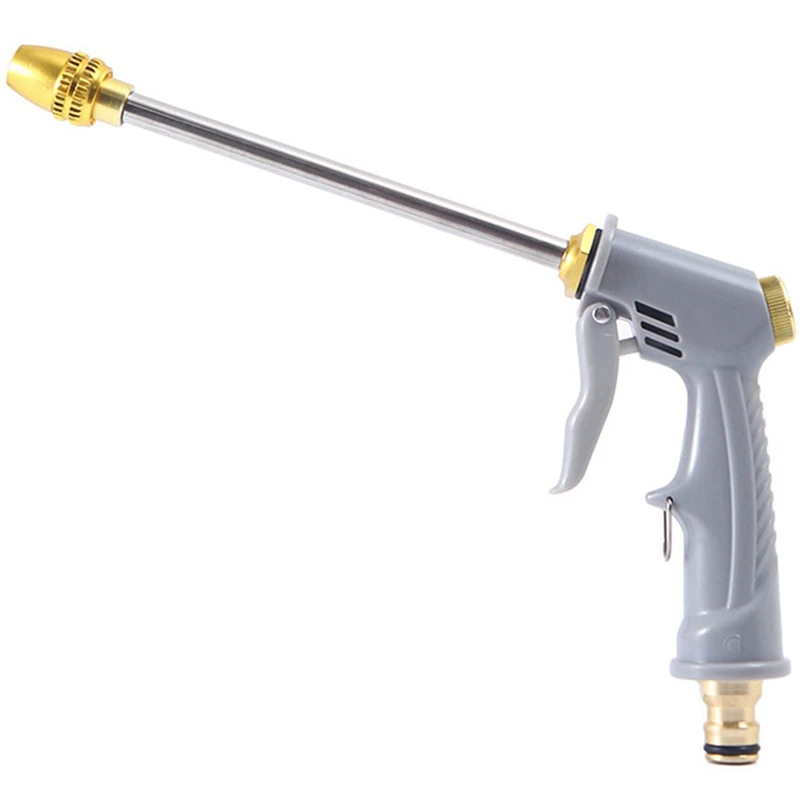 

High Pressure Water Hose Nozzle Long Spray Nozzle Garden Hose Car Wash, Suitable For Cleaning Your Home, Car, Garden
