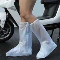 1 pair rain boots waterproof shoe cover silicone unisex outdoor waterproof non slip wear resistant reusable shoe cover overshoe