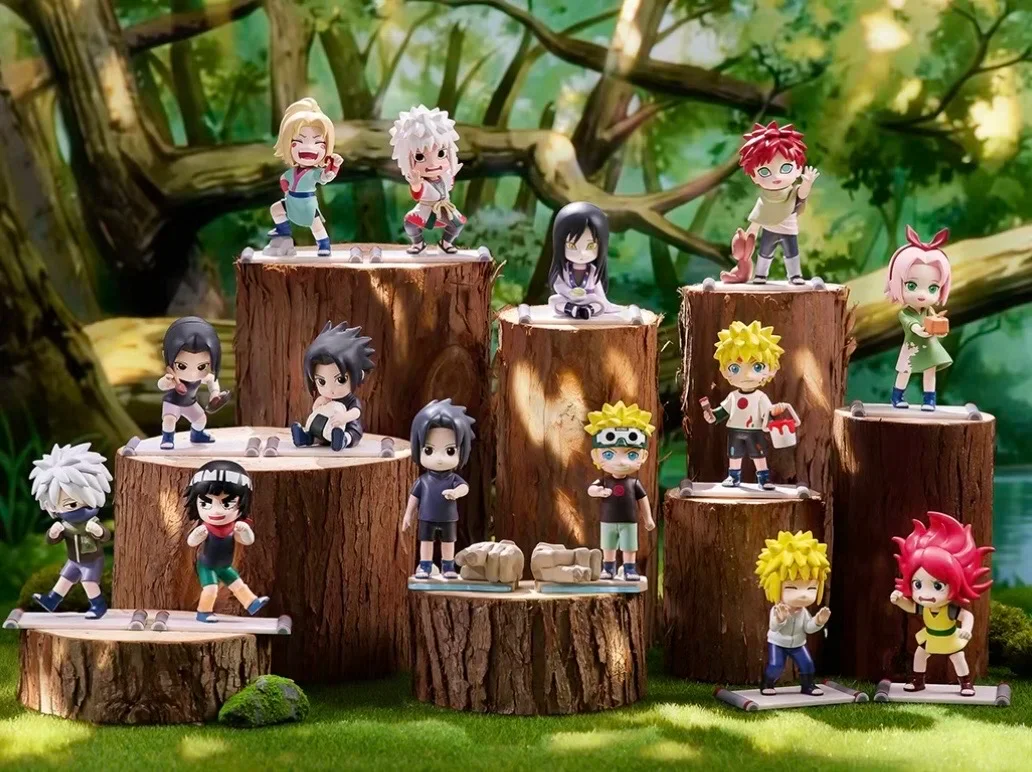 Фото Коллекционная фигурка Pop Mart Naruto Shippuden: Серия «Детство» (Blind Box) – Аниме-фигурка, украшение для рабочего стола, подарок для фанатов аниме №2