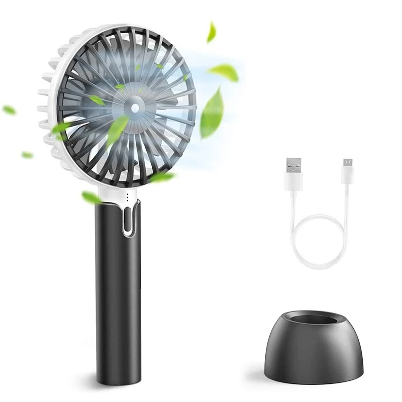 

Handheld USB Fan, Portable Mini Fan Rechargeable Battery, Desk Fan For Office/Outdoor/Sport/Home/Travel/Camping