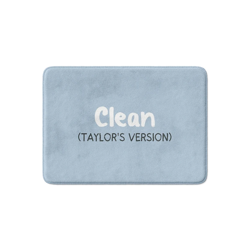 Gaslight Gatekeep Girlboss Clean Taylor's Version коврик для ванной с нескользящей основой