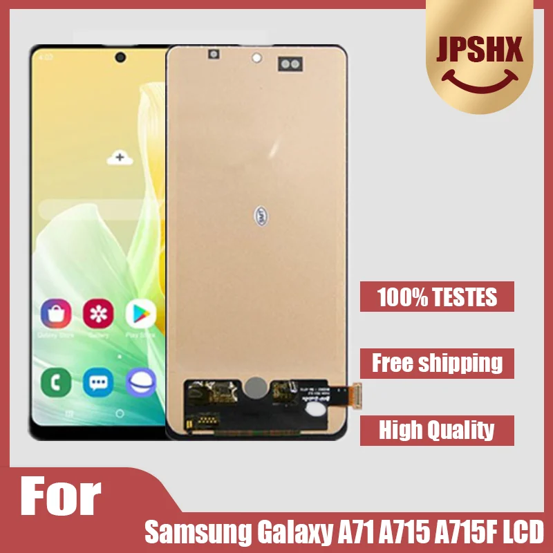 

ЖК-дисплей 6,7 дюймов incell для Samsung Galaxy A71, сенсорный экран с цифровым преобразователем для Samsung A71 A715 A715F A715W LC, замена