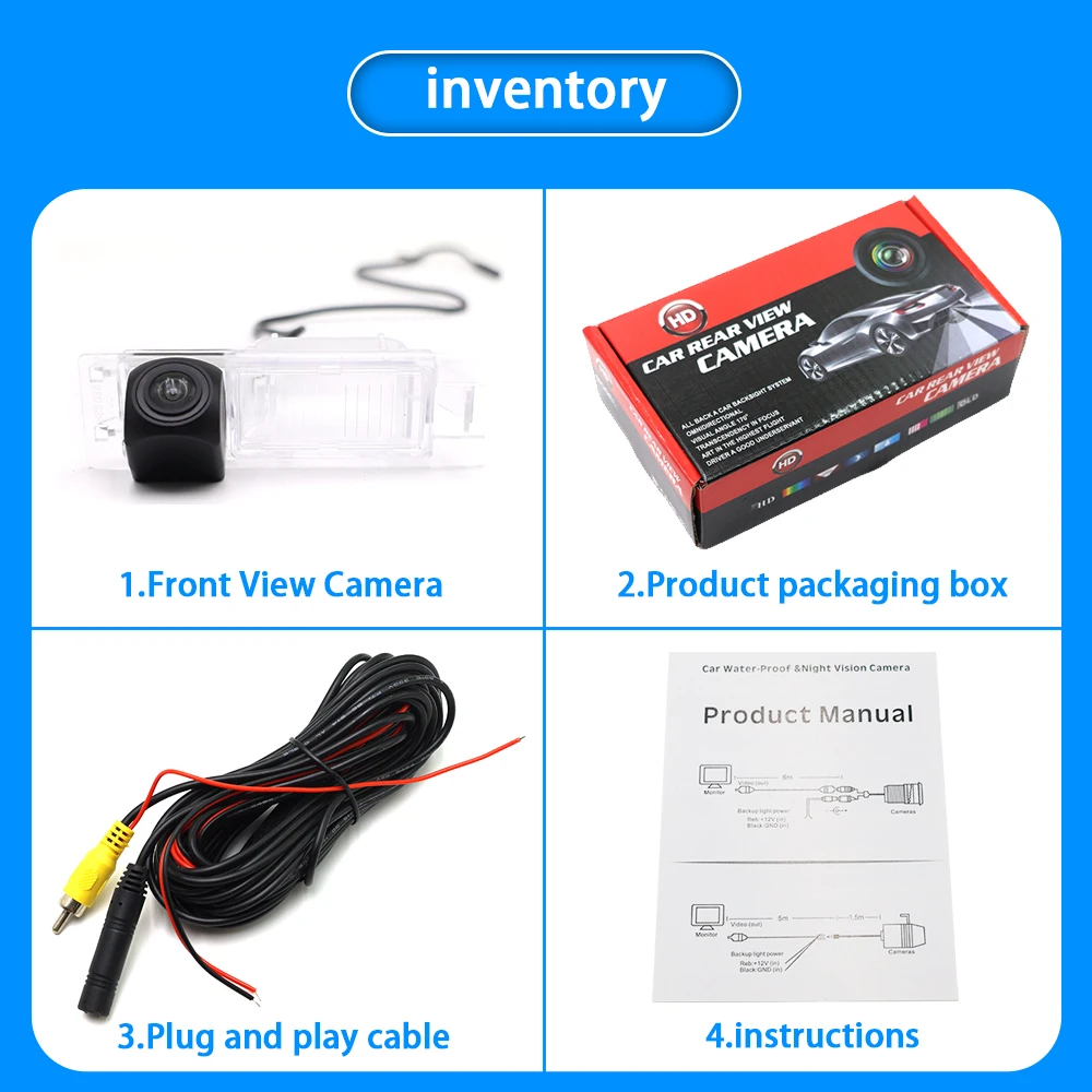 Автомобильная камера заднего вида 1080P ночного видения для Buick Cascada Regal Excelle XT Velite 5