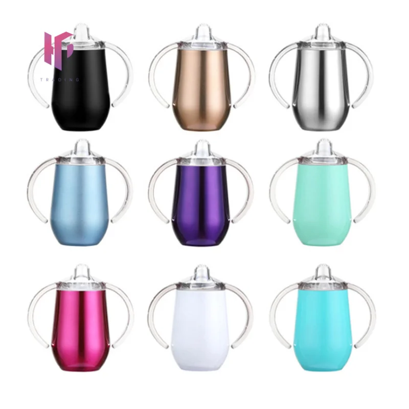 

Хит продаж, вакуумная Изолированная кружка для молока с двойными ручками из нержавеющей стали, 14 Унций