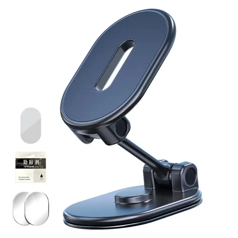 

Car Phone Mount Magnetic Windshield Car Phone Holder Mount Dashboard Phone Stand 360 Degree Rotation Strong Adsorption Foldable