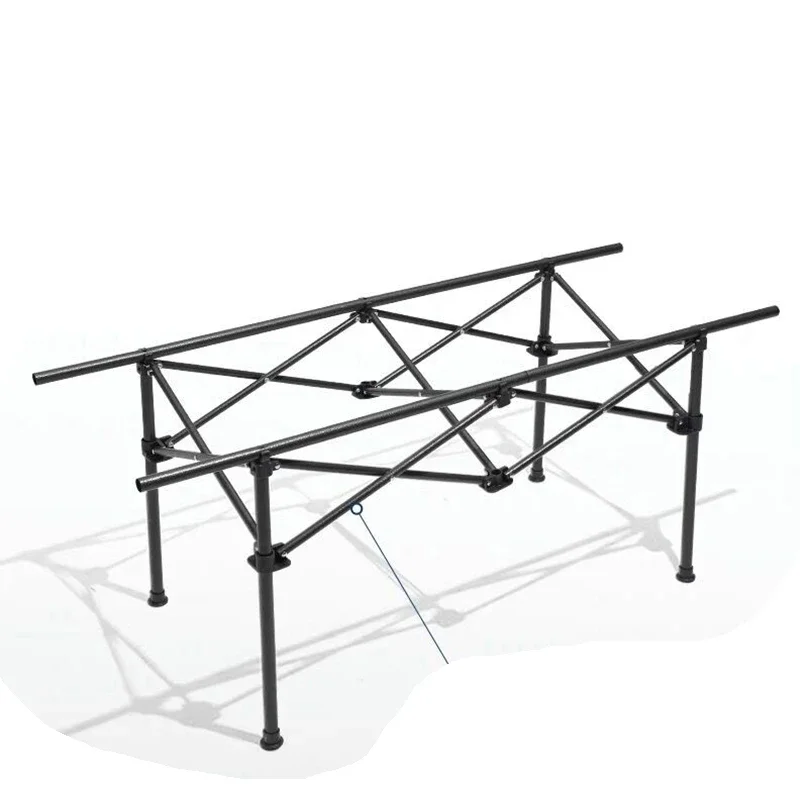 Outdoor Portable Folding Table Super Light Lifting Stall Simple Aluminum Alloy Barbecue Camping Egg Roll Storage