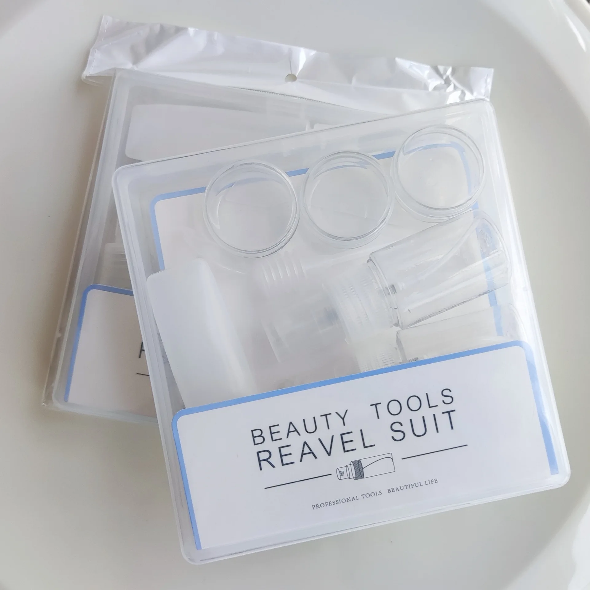 

Набор из 10 предметов для путешествий, портативная многоразовая бутылка, пластиковая бутылка для косметического лосьона, бутылка с распылителем, коробка для крема для лица