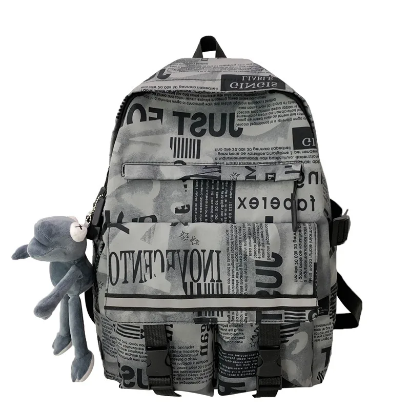 

School Backpack for Teenage Boys Cool Schoolbag Waterproof Lightweight Travel Backpack College Large Bookbag Backpack Women