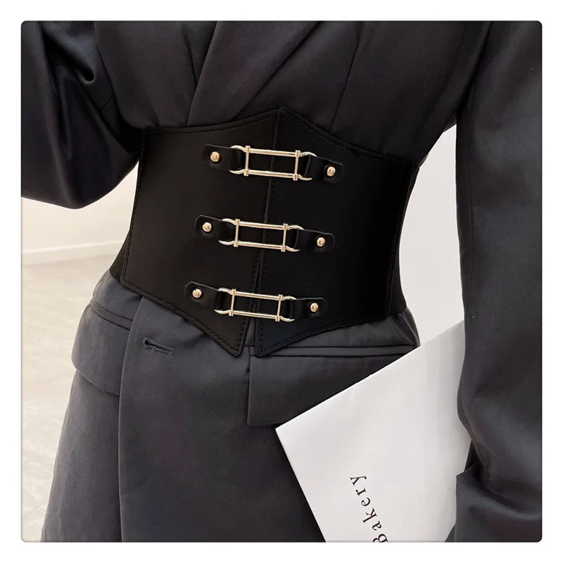 

Sexy Women Corset Top Court Female Clothing Underbust Waist Trainer Bridal Bustier Body Slimming Wide Belts Gothic Dress Girdle