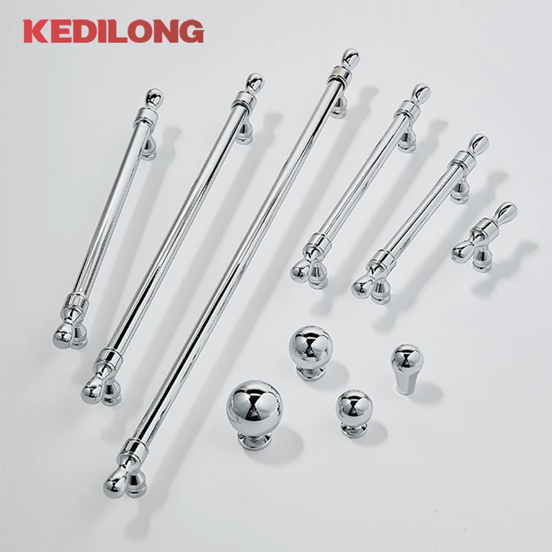 Французский классический хромированный латунный шариковый ручки KEDLO