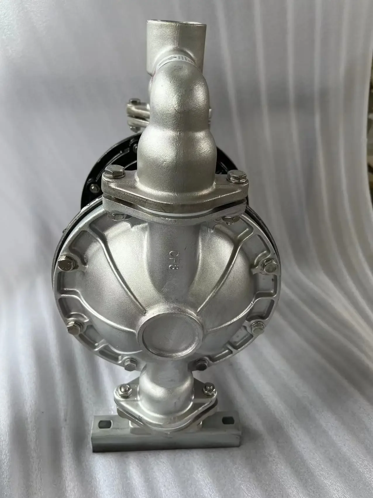 Пневматический двухдиафрагменный насос QBK40 из нержавеющей стали устойчивый к