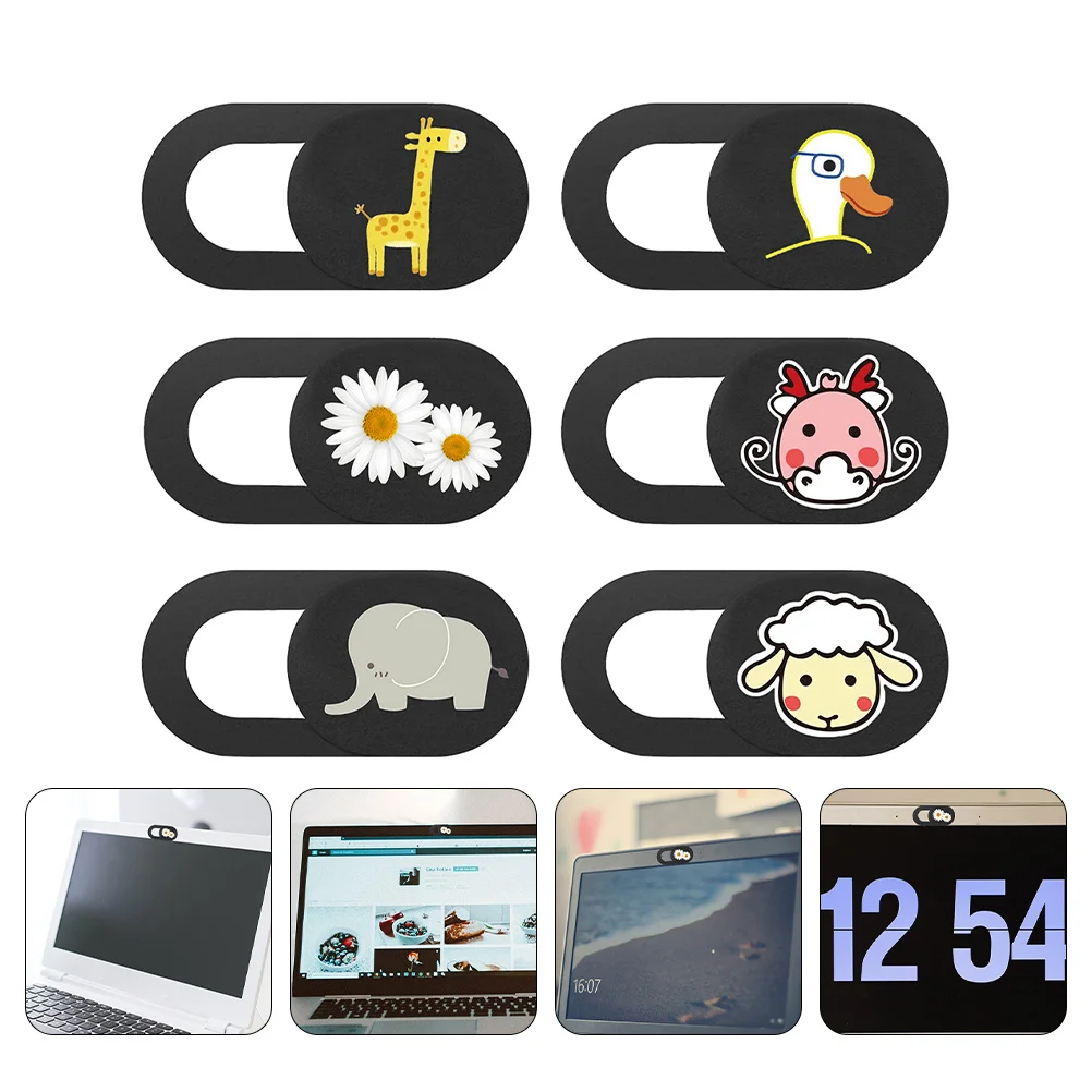

6PCS Phone Tablet Protective Camera Cover Sturdy Laptop Webcam Privacy Cover