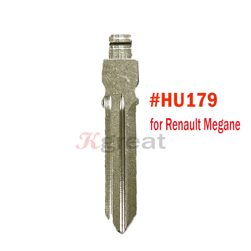 

10 шт. HU179 KD Key Blade Uncut Flip Blank для Renault Megane Espace Laguna Duster Logan Dacia Sandero Fluence Kango Nissan Almera