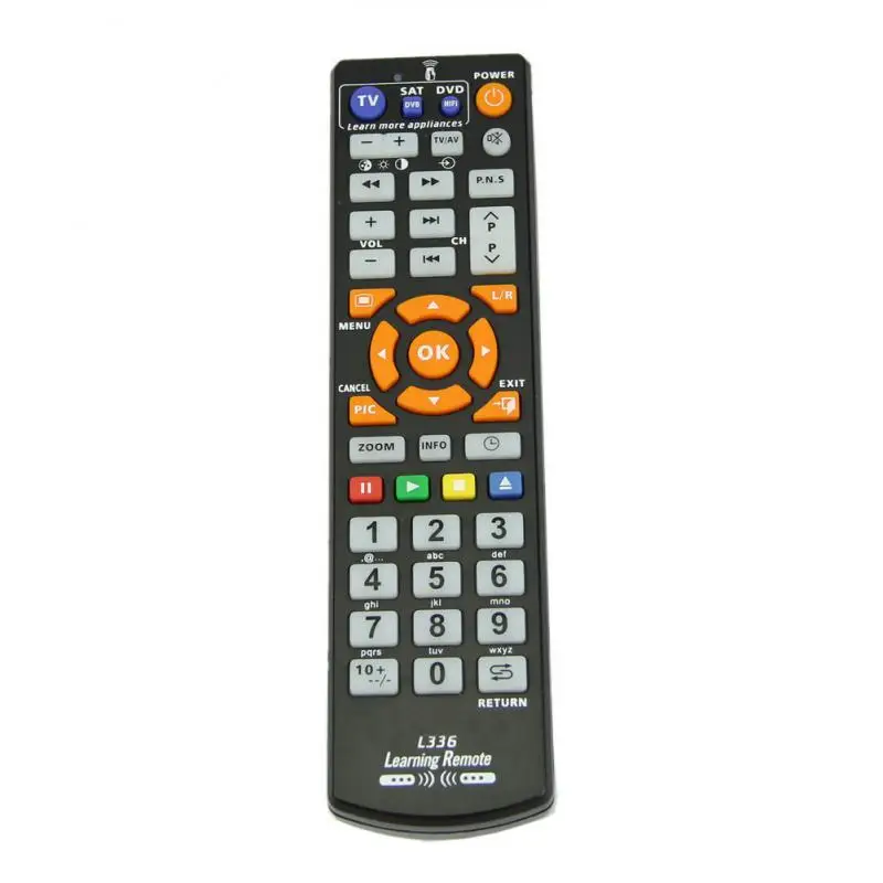 

Copy Remote Control High Quality L336 Tv Learning Controller Smart For Tv Cbl Dvd Sat Stb Dvb Hifi Tv Box Vcr Str-t Universal Ir