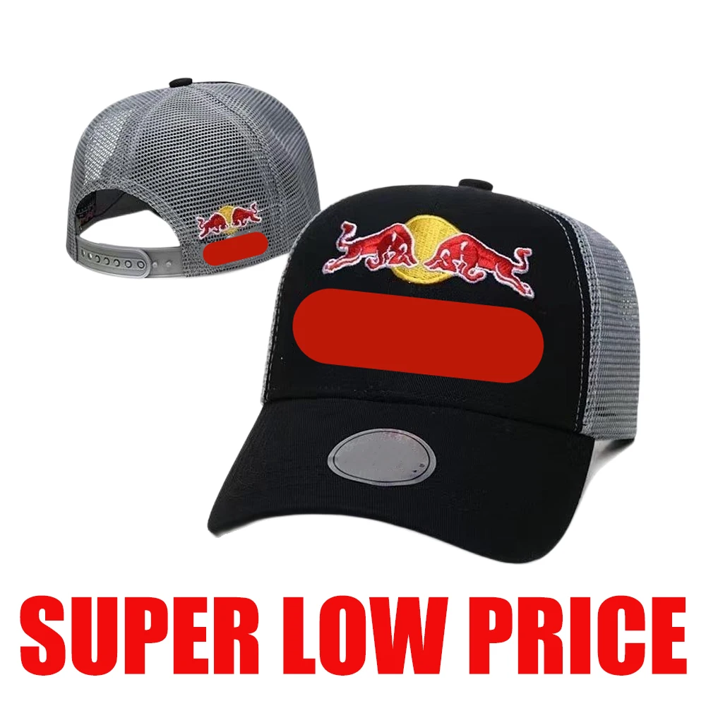

New Hot Sale RED Fashion F1 Motorcycle Racing Men Women Cap Adjustable Outdoors Sports Motor Hat Racing Baseball Cap|