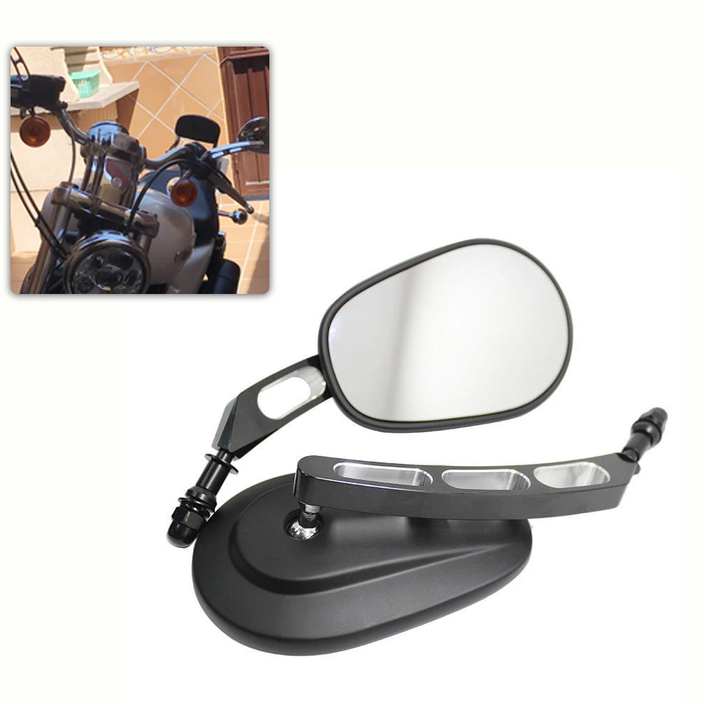 

Зеркало мотоциклетное черное, 10 мм, 1 пара