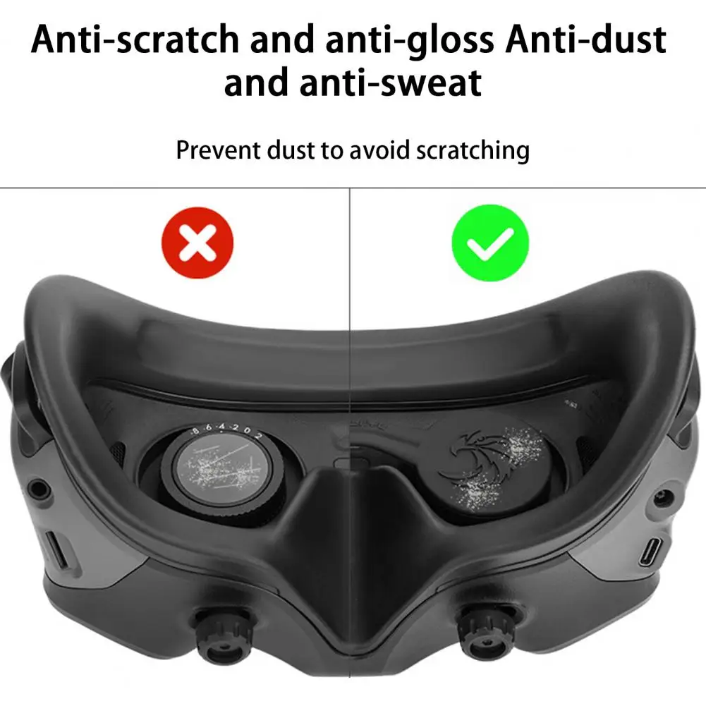 

Goggles Lens Cover Fashion Scratch Resistant Universal Goggles Lens Silicone Protective Case