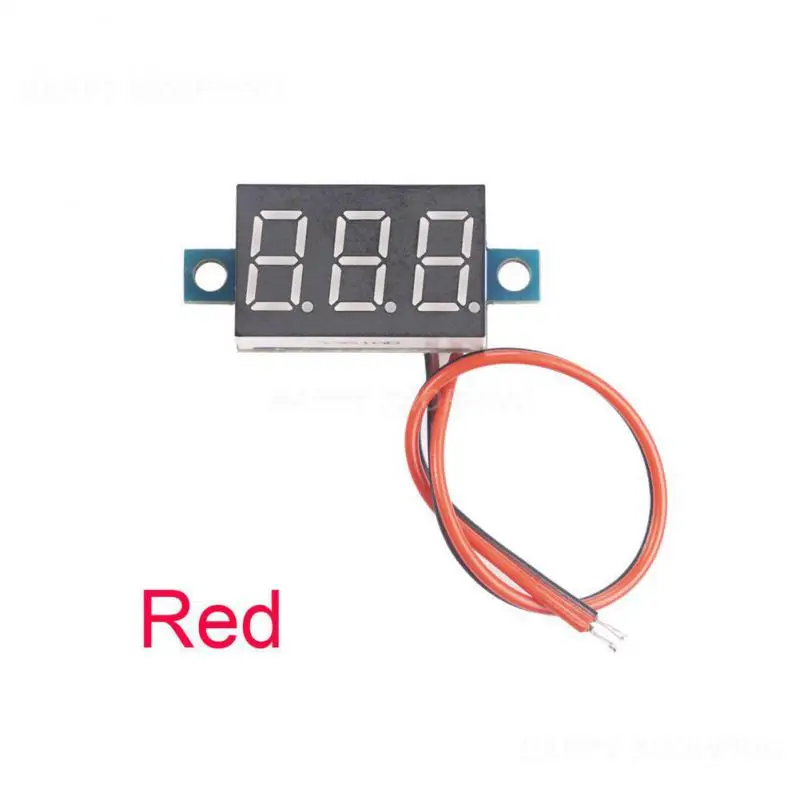 

Led Digital Voltmeter Dc4-40v Mini Led Digital Voltmeter Car Voltage Detector Mobile Power Voltage Tester Smart Home 0.36 Inch