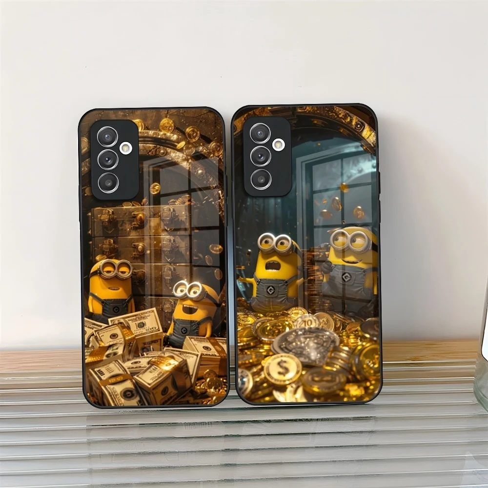 Стекло для телефона MinionsES Samsung Galaxy S24 S21 S22 S20 S23 Ultra Fe Plus A34 A54 A24 A52 A53 M54 Cover