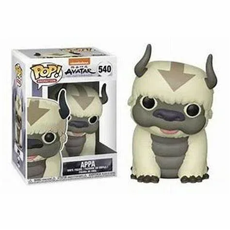 Funko POP AVATAR AULA 542 # APPA 540 ЗУКО 538 838 Фигурки Colres Коллекционная модель игрушки для детей