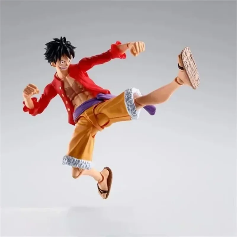В наличии Аниме One Piece Luffy S.H.Figuarts Monkey D. Фигурка Raid on Onigashima ПВХ Коллекция игрушек