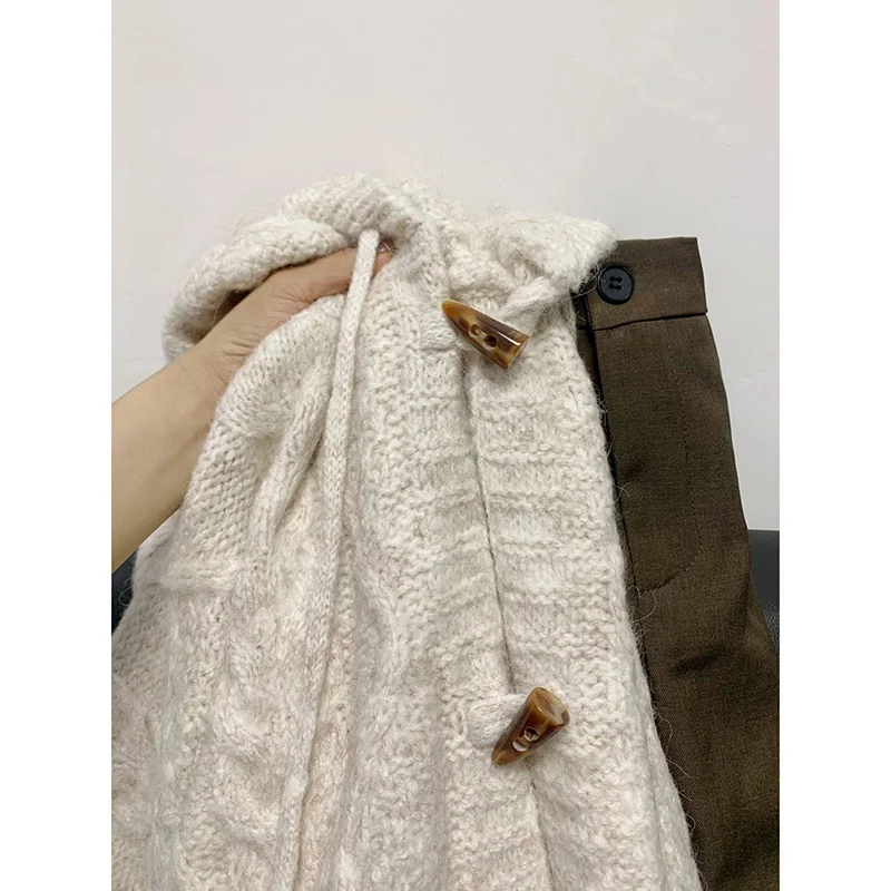 Мягкий клейкий свитер без рукавов женский осенне-зимний новый маленький