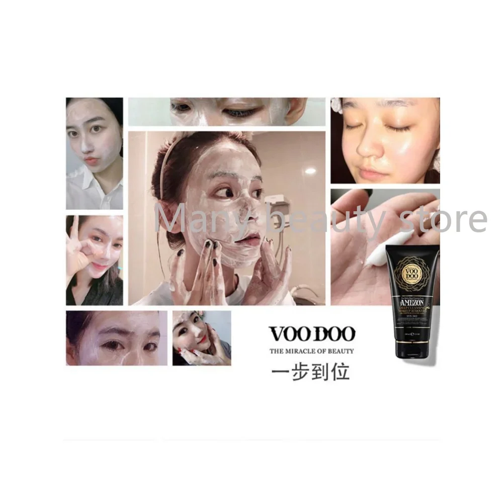 Таиланд VOODOO Очищающее средство с черной змеиной ядрой 100 мл для контроля жирности