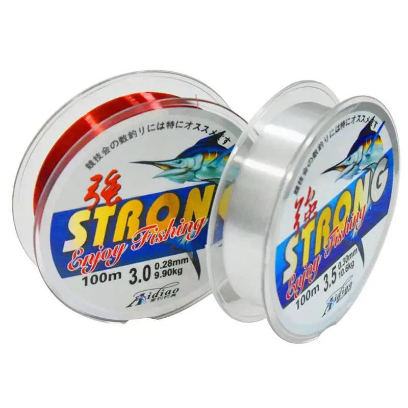 Фосфорная нейлоновая двойная конусная леска