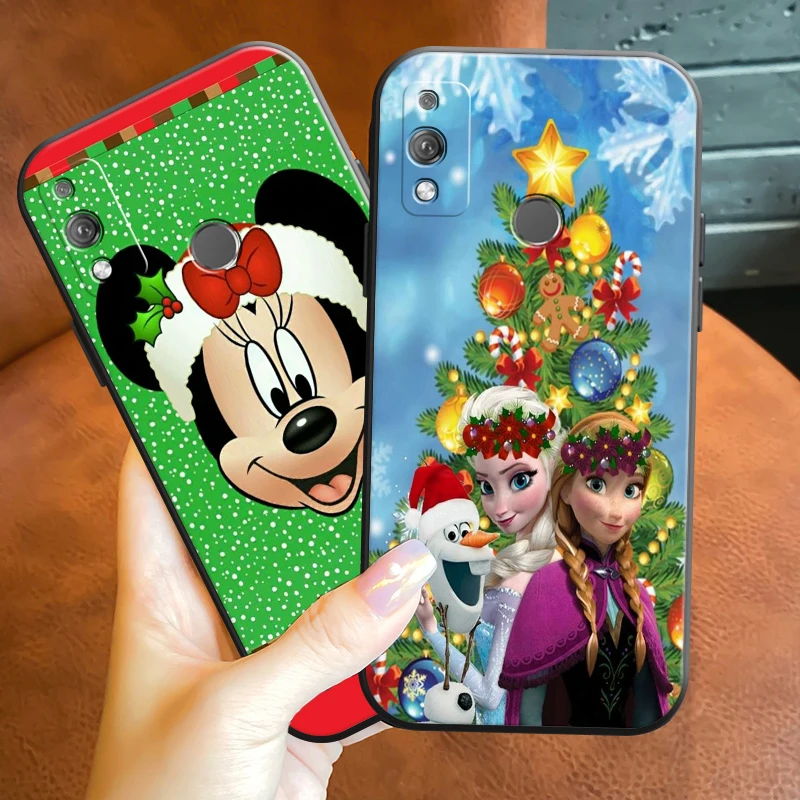 

Disney Christmas Theme For Huawei Honor 9 9S V9 9X 9A Pro Lite Soft Silicon Back Phone Cover Protective Black Tpu Case Soft