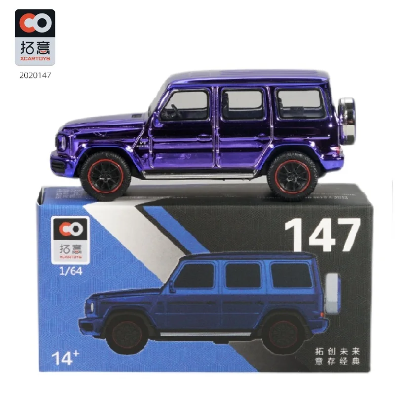 

XCARTOYS 1:64 Benz G63 Off-Road Vehicle Blue Diecast Simulation Model Cars Toys