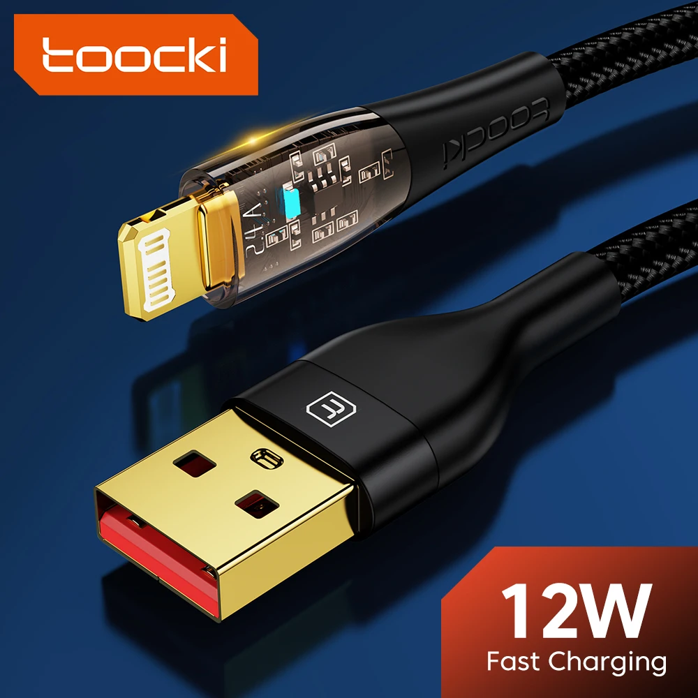 

USB-кабель Toocki для iPhone 14 13 12 11 Pro Max XR XS 8 7 6S