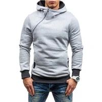 autumn solid color hoodies men zip up sweatshirts fashion winter fleece male casual hoody tracksuit tops jogging homme clothing