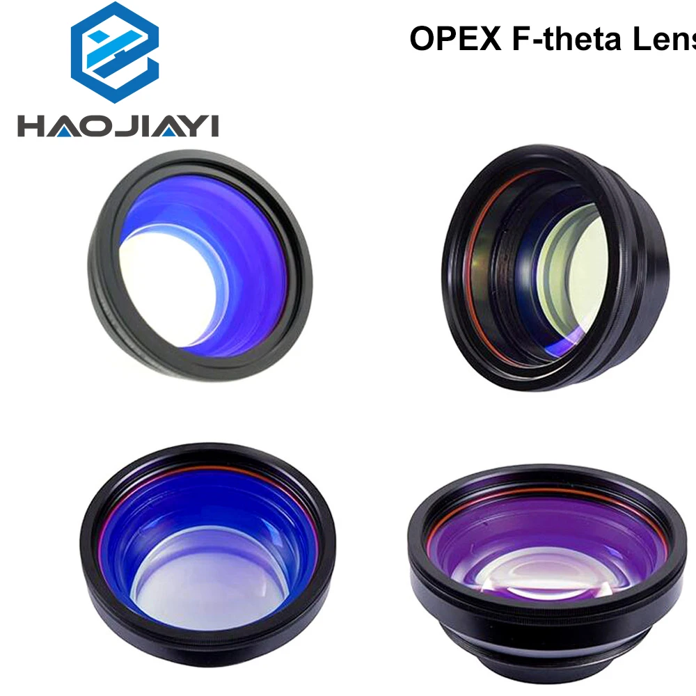 

HAOJIAYI F-theta Lens Field Lens 1064nm 70x70-300x300mm F100-420nm for 1064nm YAG Optical Fiber Laser Marking Machine Parts