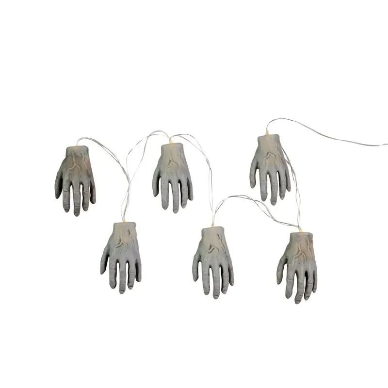 

6 Piece CalMil Super Bright Halloween Skeleton Hands LED Light Set